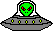 alien in ufo